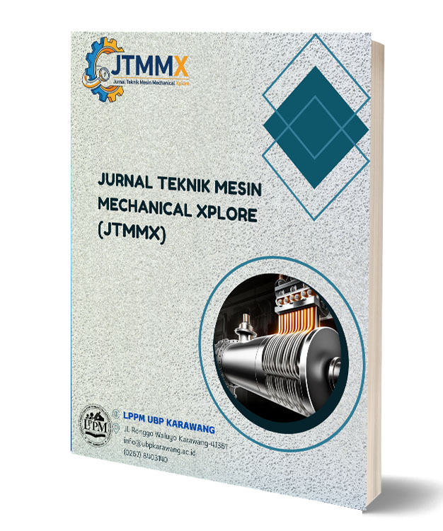 					View Vol. 6 No. 1 (2025): Jurnal Teknik Mesin Mechanical Xplore (JTMMX)
				