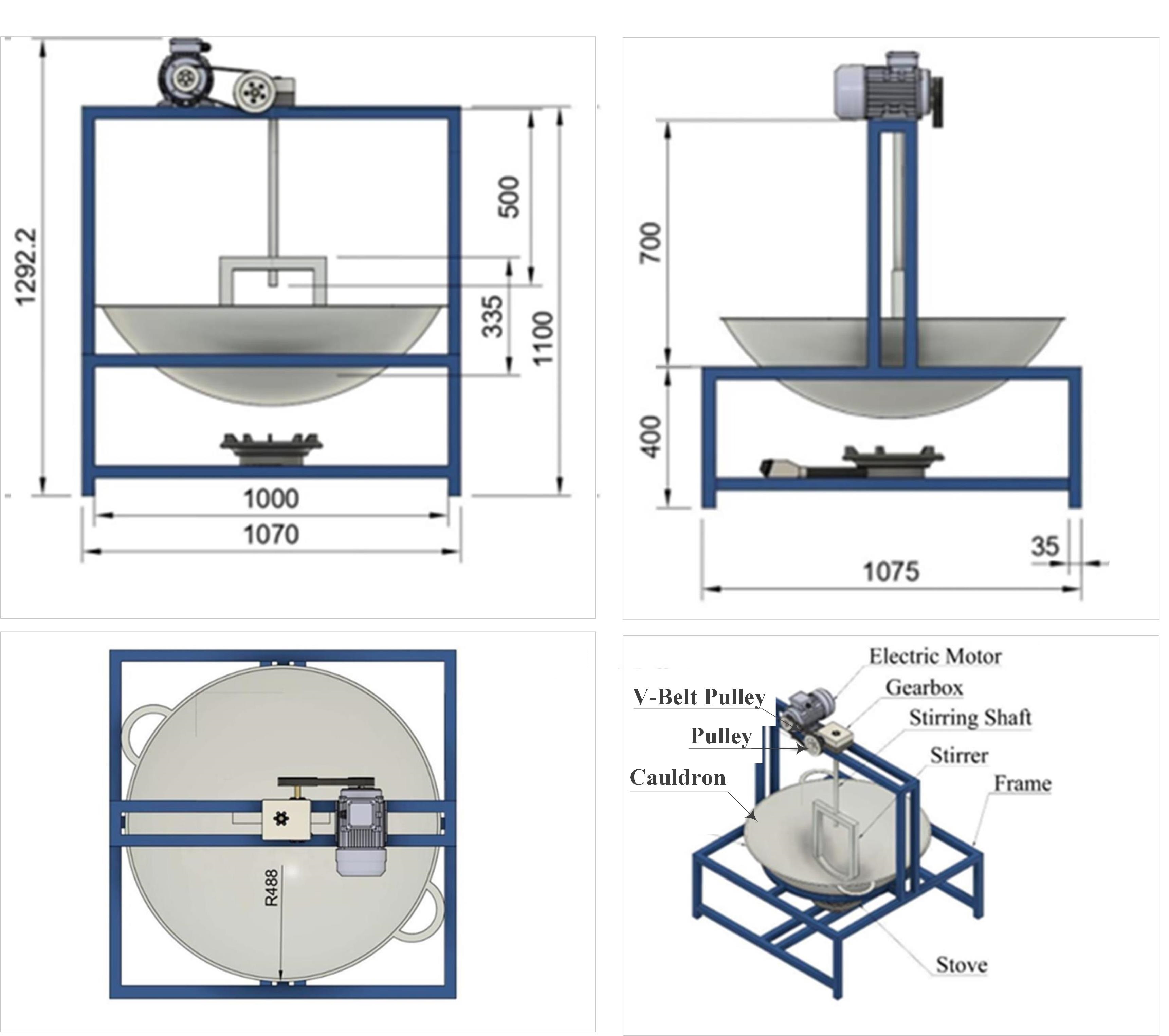 Fabrication and Structural Integrity Analysis of a Jenang Mixer Machine: A Solution for Modernizing Traditional Indonesian Food Production
